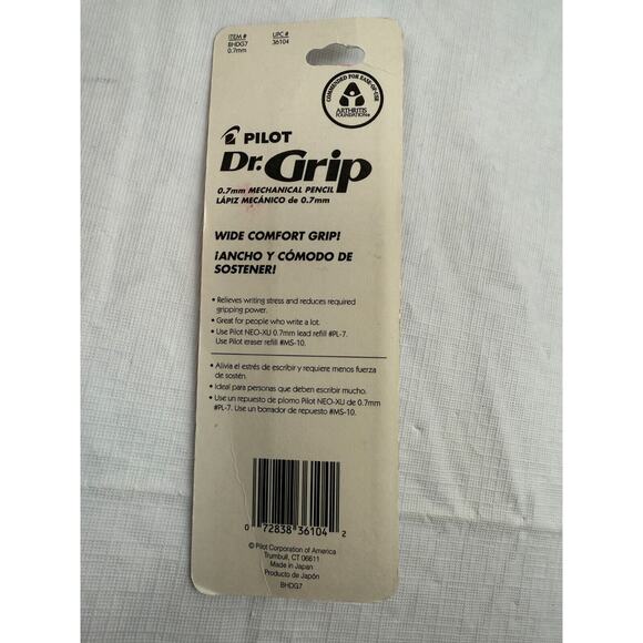 VTG Pilot Dr. Grip Mechanical Pencil 36104 0.7mm #BHDG7 NOS Deadstock - Picture 2 of 4